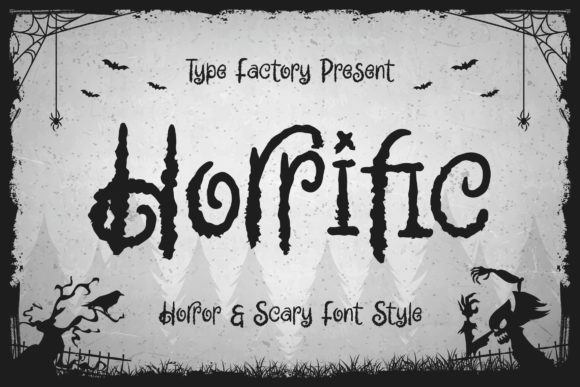 Bring Spooky Style to Your Creations with Horrific Font