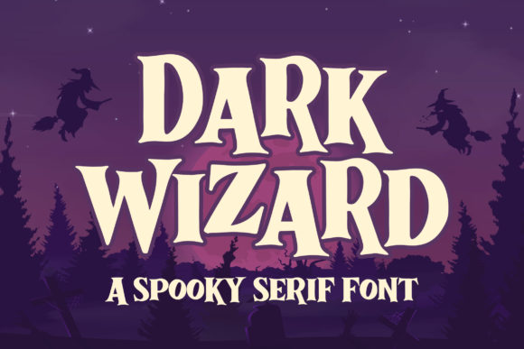 Dark Wizard Font for Web Design and Branding