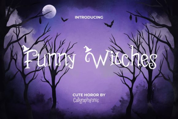 Funny Witches Font for Editorial Design