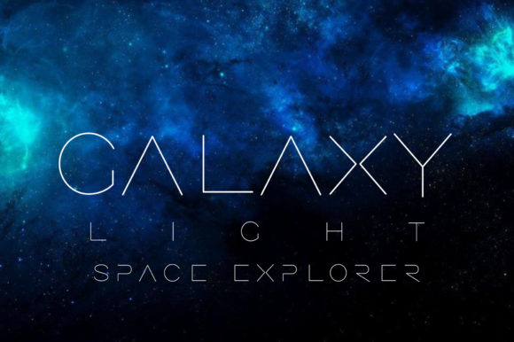 Galaxy Light: A Modern Display Font for Digital Projects
