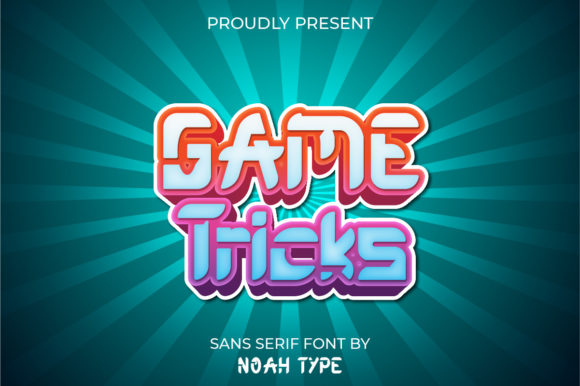 Game Tricks: A Display Font for Bold Editorial Statements