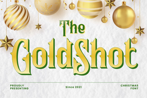 Gold Shot: A Joyful Display Font for Editorial Design