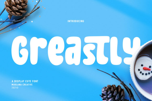 Greastly: A Playful Display Font for Creative Branding