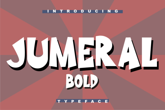 Jumeral: A Bold Display Font for Eye-Catching Designs