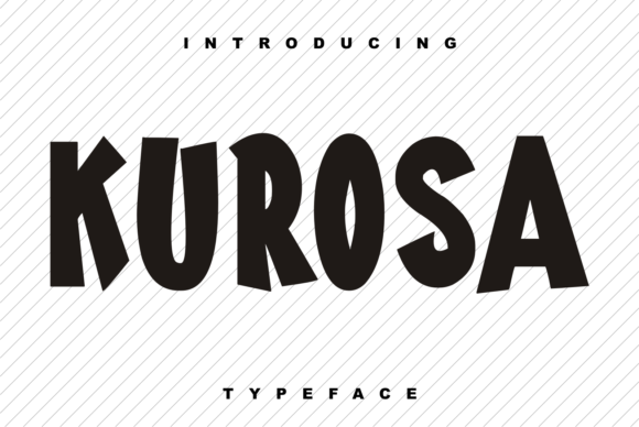 Kurosa: A Cool Display Font for Modern Editorial Design