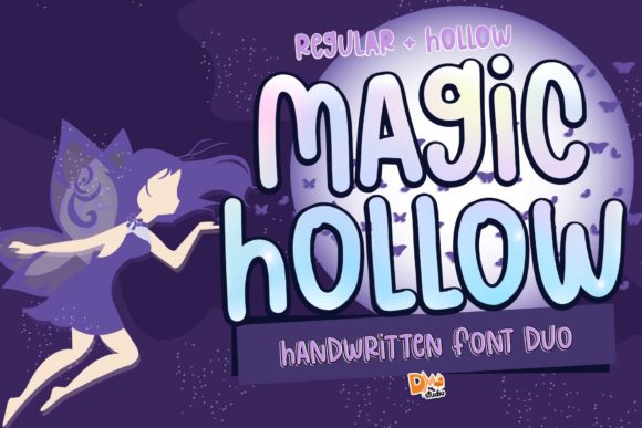 Magic Hollow Font for Branding That Feels Playful and Polished