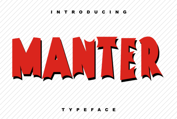 Manter: A Cool Display Font for Polished Branding