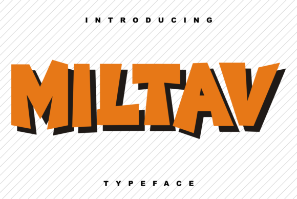 Miltav Font for Business Branding and Design