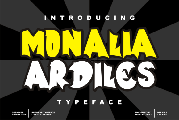 Monalia Ardiles: A Cool Display Font for Bold Branding