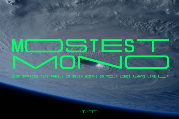 Mostest Mono Spaced: A Calm Display Font for Modern Editorial Design
