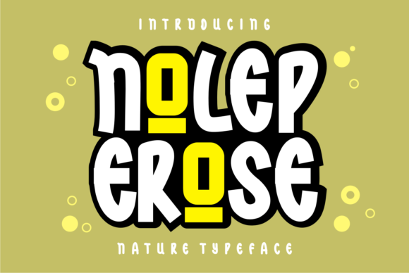 Nolep Erose Font for Editorial Design