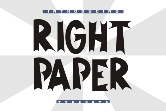 Right Paper: A Display Font That Elevates Digital Design