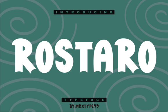 Rostaro: A Cool Display Font for Bold Branding