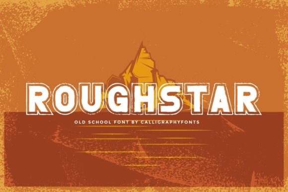 Roughstar: A Bold Display Font for Timeless Editorial Design