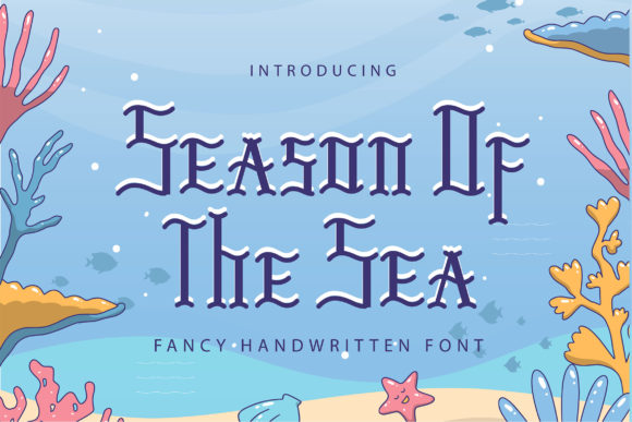 Season of the Sea: A Chic Font for Small Business Branding