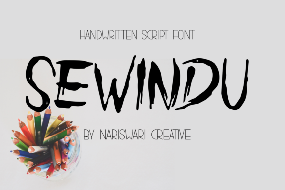Sewindu: A Handmade Font with Natural Charm