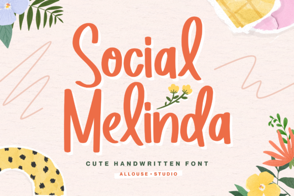 Social Melinda: A Handwritten Font for Creative Branding