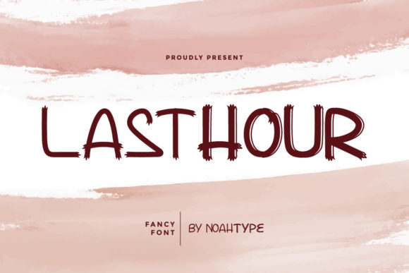 Testing Lasthour Font in a Creative Portfolio Redesign
