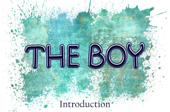 The Boy: A Playful Display Font for Editorial Design