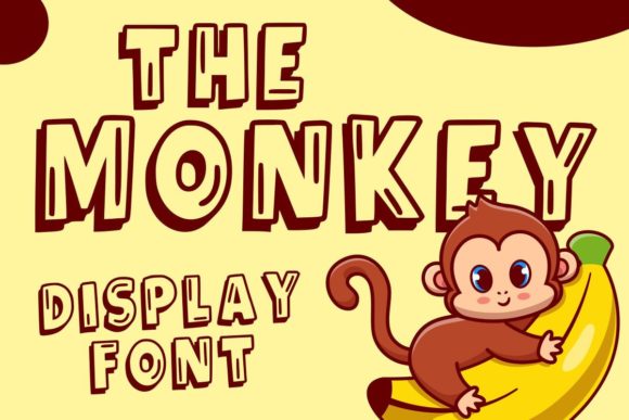 The Monkey: A Bold Display Font for Modern Web Design