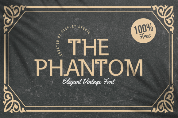 The Phantom Font for Handmade and Craft Projects