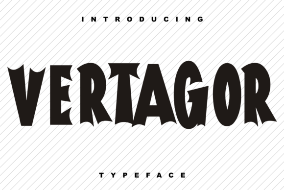 Vertagor: A Display Font That Elevates Handmade Creations