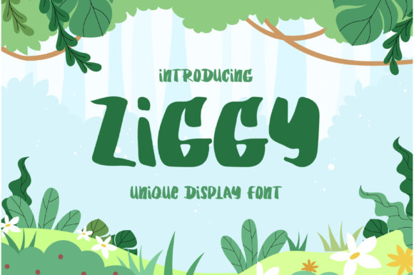 Ziggy: A Playful Display Font for Modern Web Design
